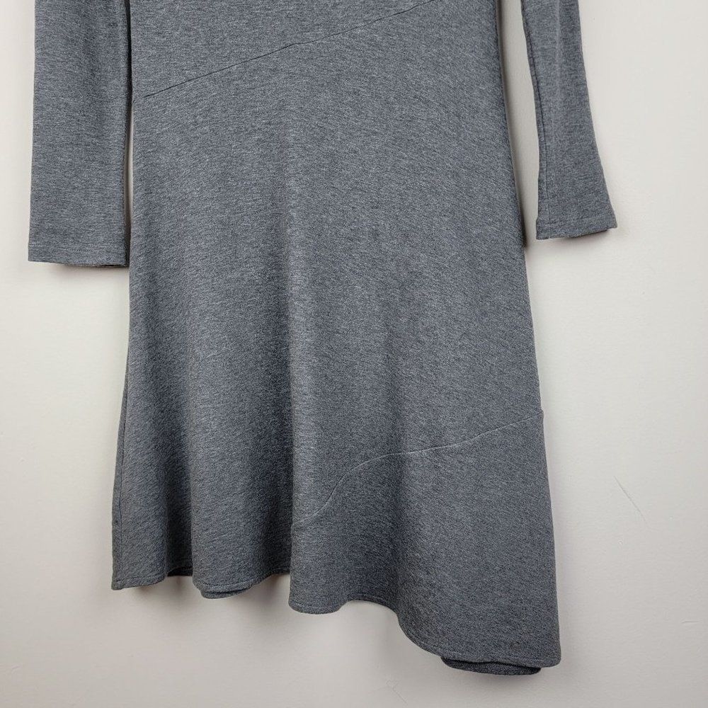 Vince Classic Basic Grey Asymmetrical Long Sleeve… - image 6